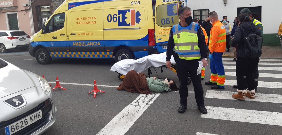 Herida una vecina de Paiosaco en un atropello en la capital larachesa