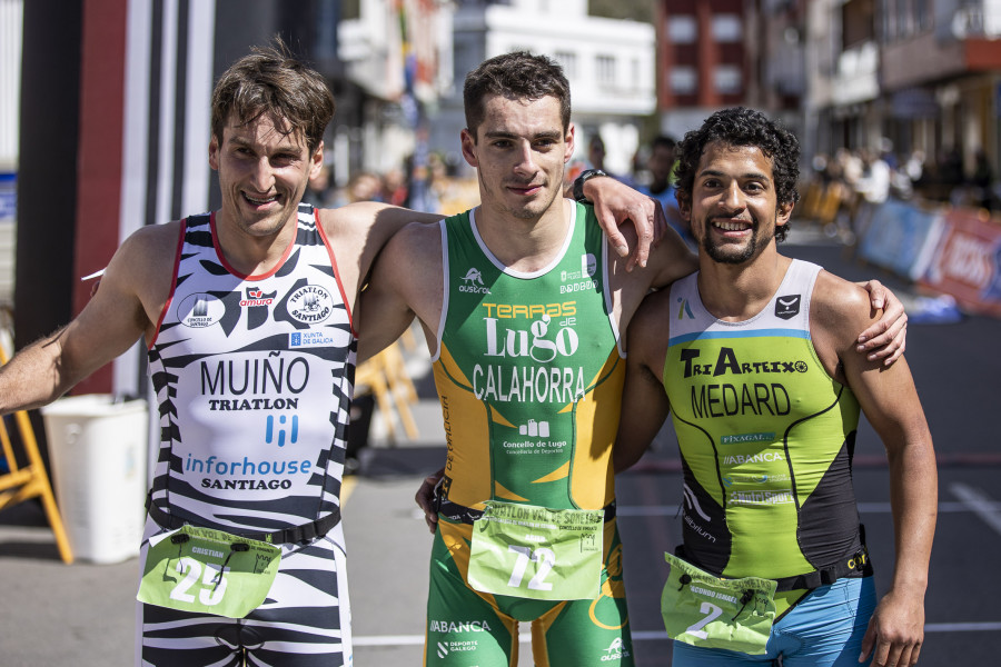 Asier Calahorra y  Aida García ganan el Duatlón Val de Soneira