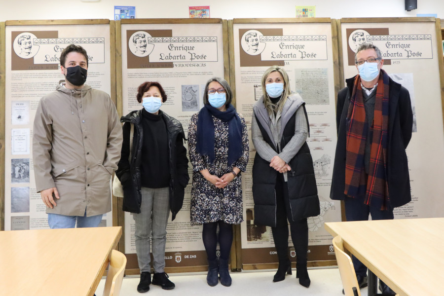 La exposición de Labarta Pose llega al instituto de Vimianzo