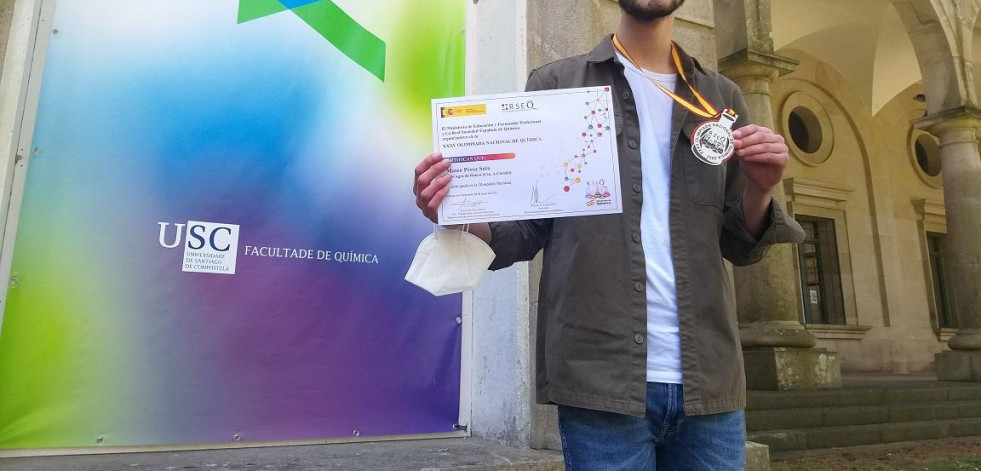 El ceense Mateo Pérez, medalla de bronce en la  Olimpiada Nacional de Química