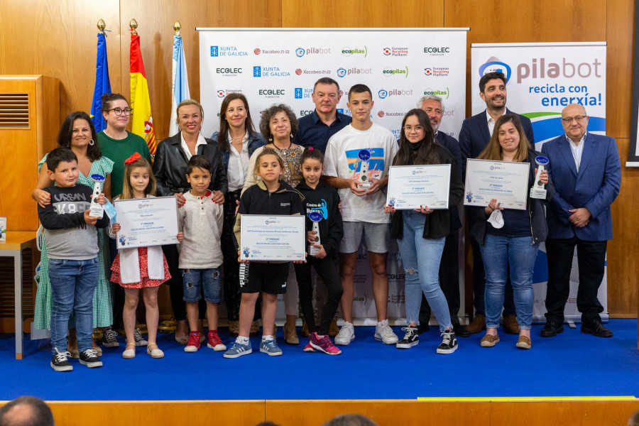 El colegio de Caión, entre los ganadores de  la tercera edición del concurso “Pilabot