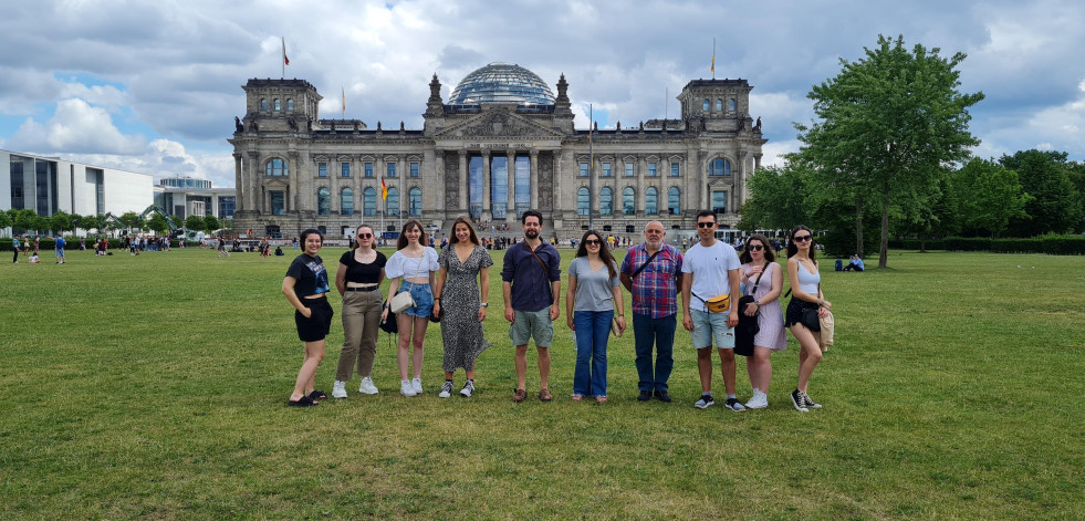 Siete jóvenes laracheses participan en el programa  de intercambio en Berlín