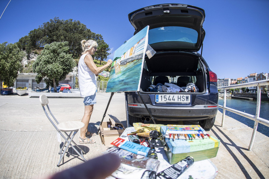 Un centenar de artistas retratan Ponteceso