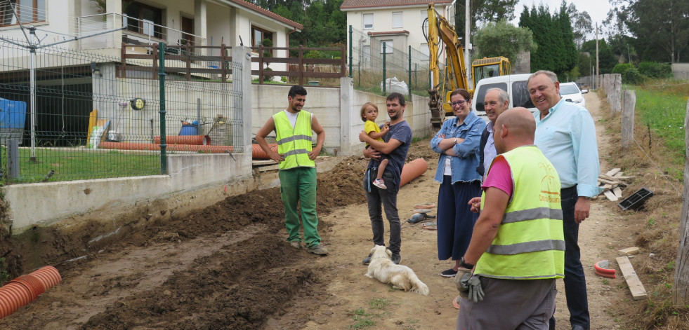 El Concello larachés actúa en la red viaria de Vilaño, Lendo, Coiro, Caión y Cabovilaño