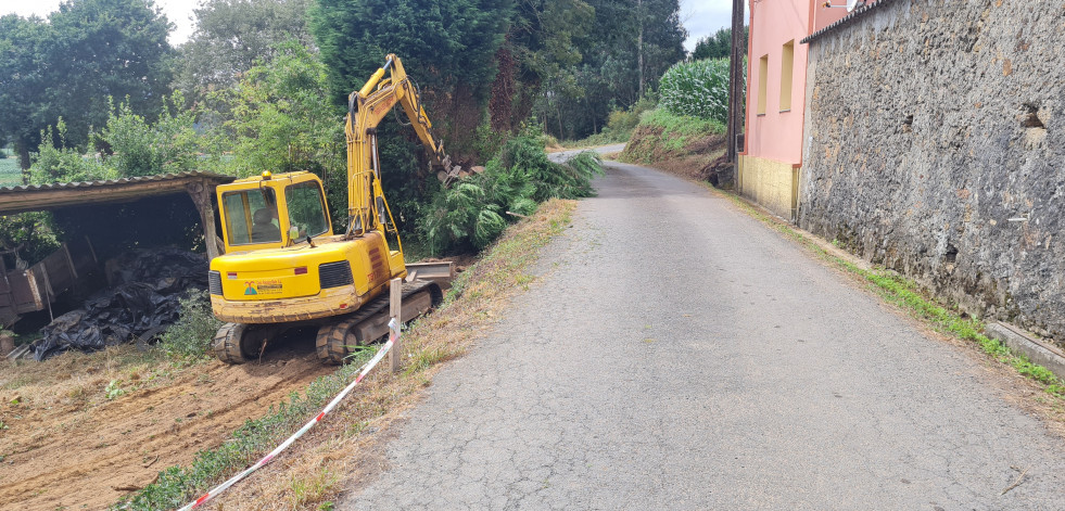 En marcha el proyecto de mejora de la red viaria en Montemaior, Erboedo, Coiro y Lestón