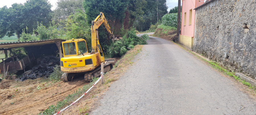 En marcha el proyecto de mejora de la red viaria en Montemaior, Erboedo, Coiro y Lestón