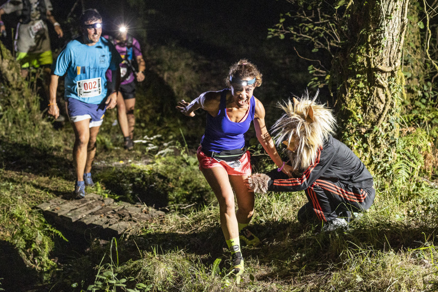 Exitoso trail nocturno Cova do Lobo