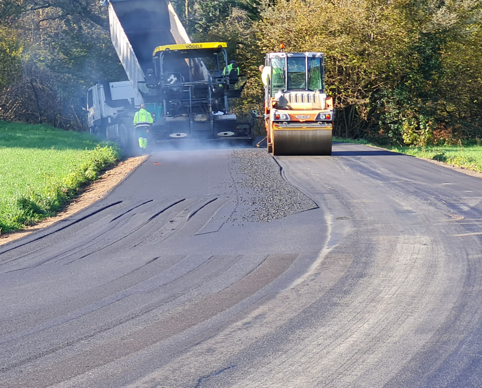 2022.12.09.  Obras estrada O Raño O Igrexario de Montemaior (1)