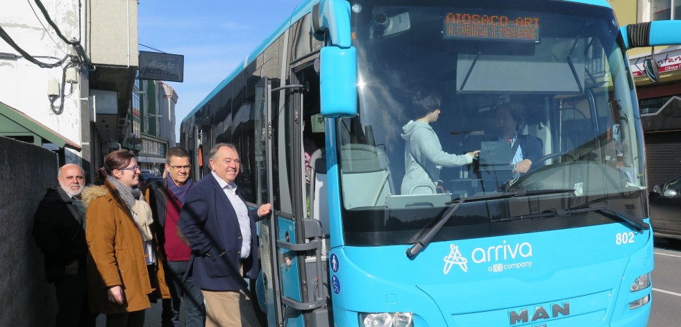 Subvencionados en A Laracha más de 68.300 viajes durante 2021 dentro del Plan de Transportes Metropolitano