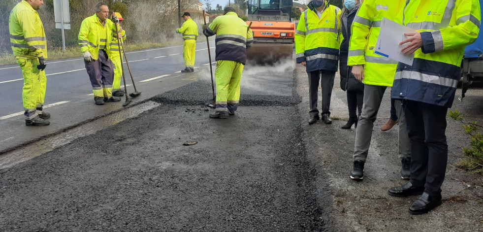 El BNG de Camariñas pide que la Xunta arregle la carretera AC-432