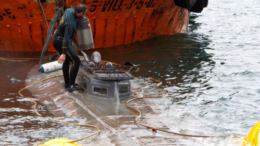 doce detenidos por fabricar narcosubmarinos como el hallado en Galicia en 2019