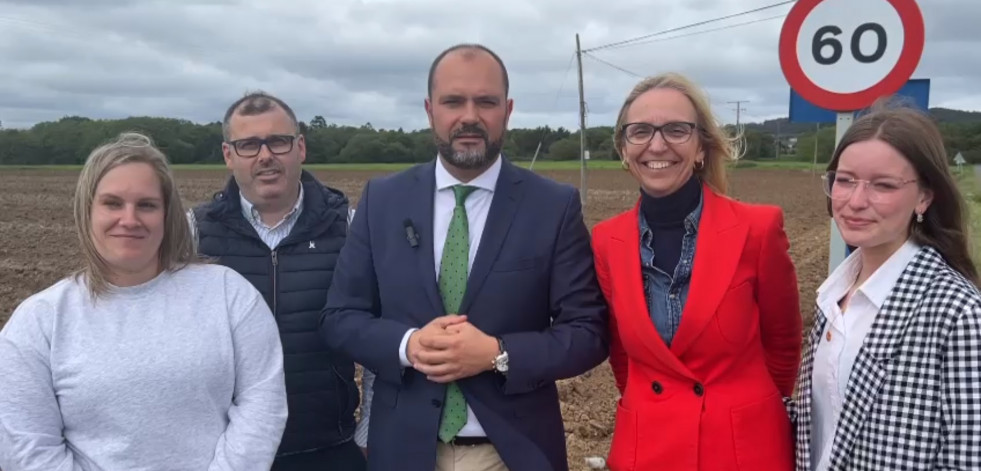 Los socialistas propondrán en  la Diputación la ampliación de  la carretera de A Laracha a Caión