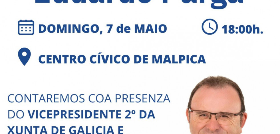 El PP de Eduardo Parga presenta su candidatura el domingo con el apoyo de Diego Calvo