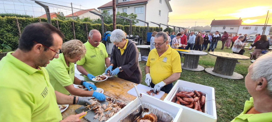 Cita gastronómica de la ADC Fonte de Estramil