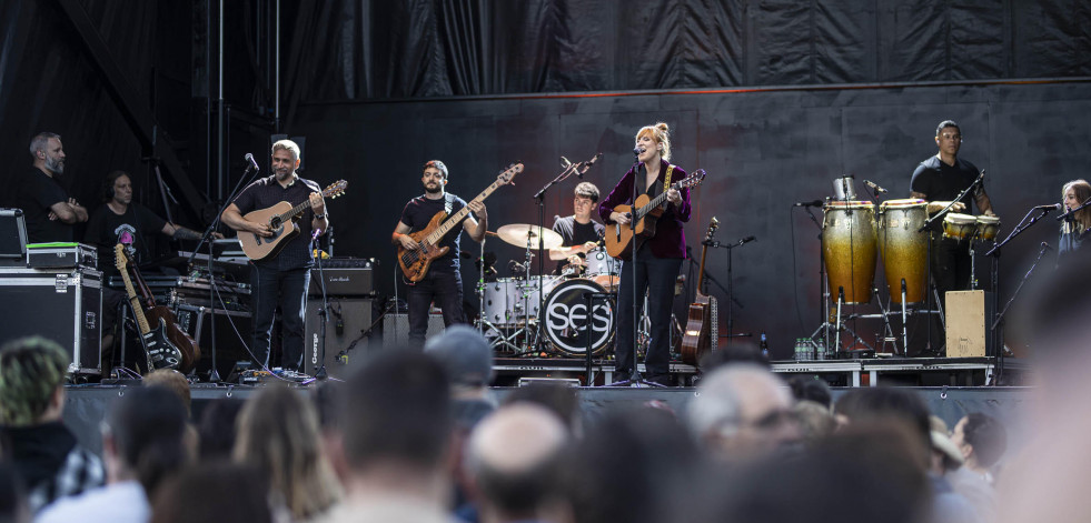 Sés protagonizó el concierto estrella de la Festa das Cereixas