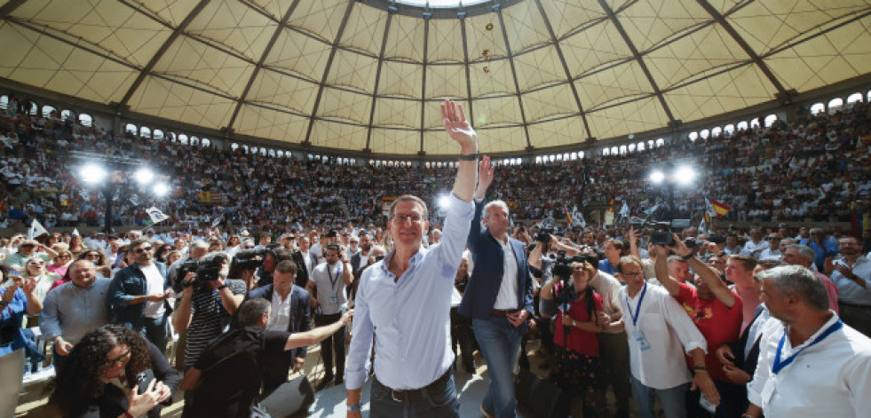 Feijóo llama desde Pontevedra a votar contra quienes fían el 23-J a una 