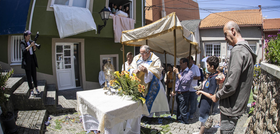 Fiestas del Corpus en Caión, en imágenes