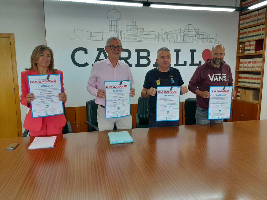 Carballo acoge una campaña de verano de donación de sangre del 3 al 5 de agosto