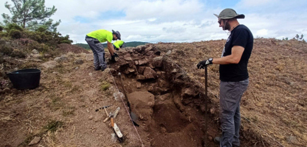 Confirman la existencia de un campamento romano en A Laracha