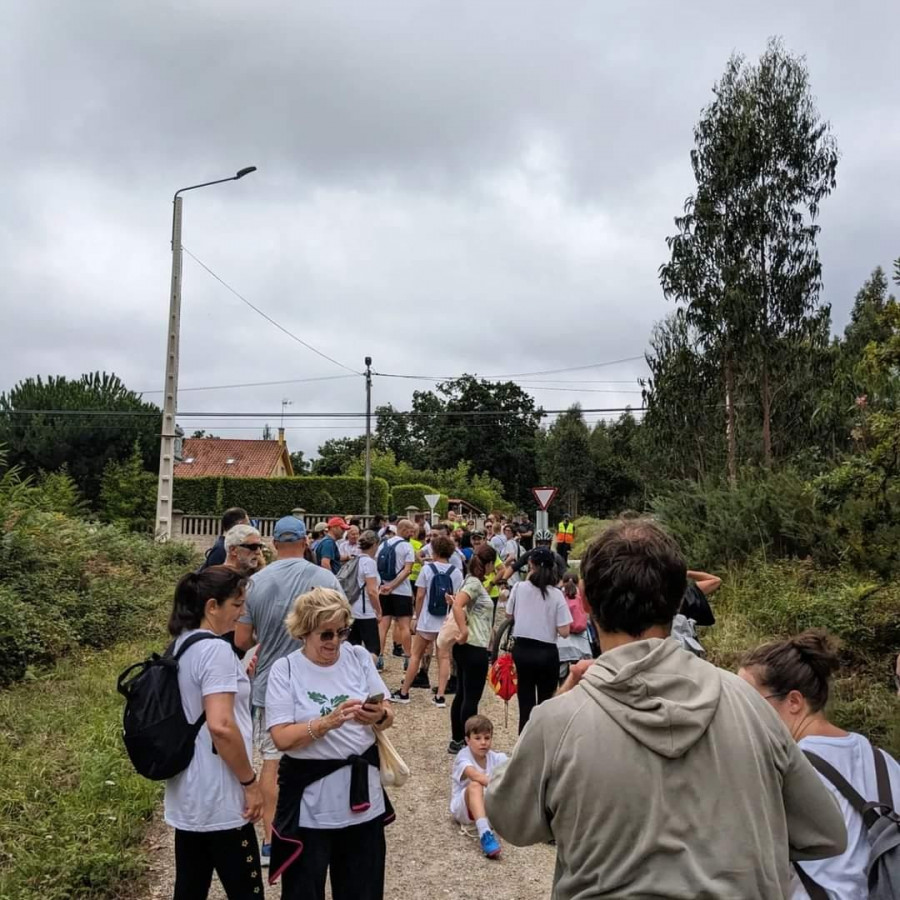 Concurrida ruta de Carballo a Razo