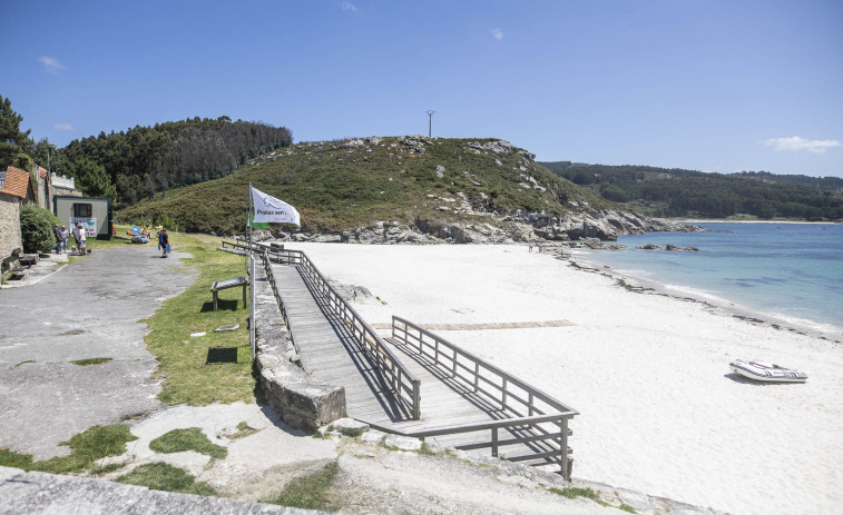 Fallece una mujer en la playa de Osmo, en Ponteceso, por una posible indisposición