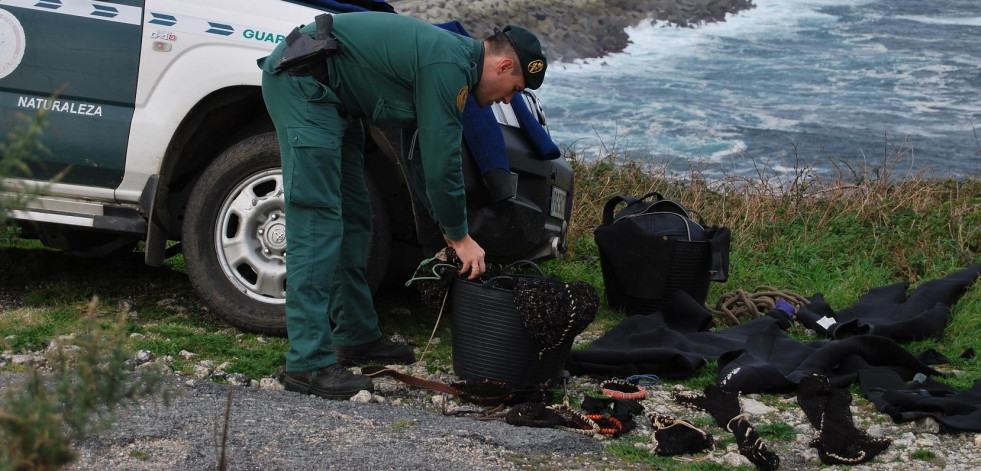 Incautan a un vecino de Camariñas más de 60 kilos de pescado capturado de forma ilegal