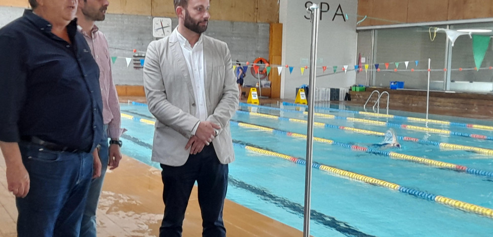 Cierre temporal de la piscina y el spa de A Laracha debido a las obras