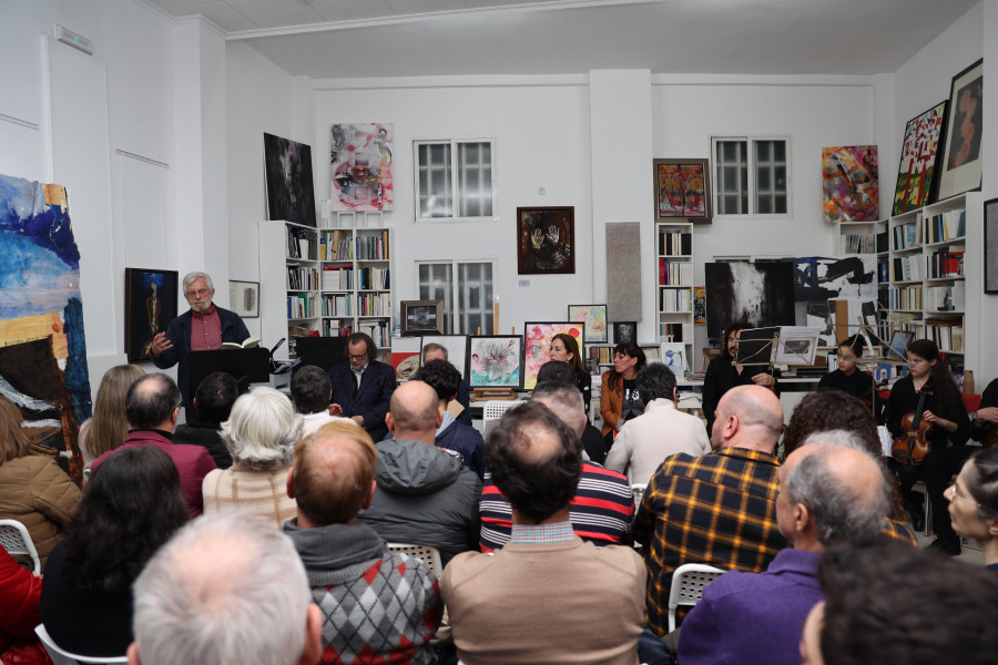 Lectura poética y música en Espiral Maior