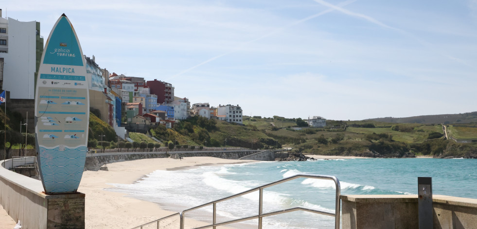 La bandera azul ondeará en once playas de la Costa da Morte esta temporada