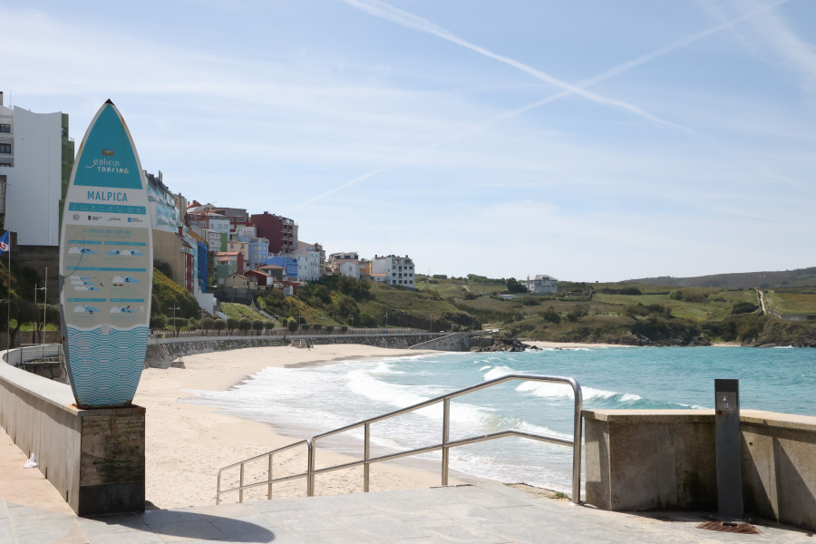 La bandera azul ondeará en once playas de la Costa da Morte esta temporada