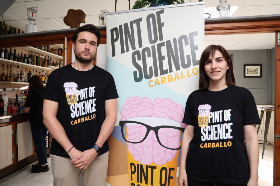 Recta final de un exitoso  “Pint of Science Carballo”