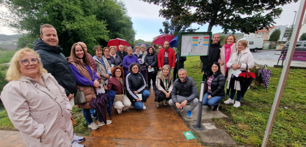 Vimianzo promueve el ejercicio físico con una ruta saludable por el paseo fluvial