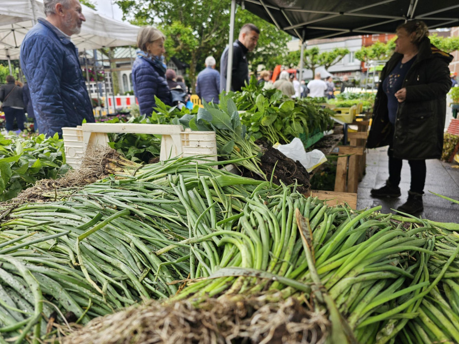 Los productos de huerta, muy demandados en Carballo