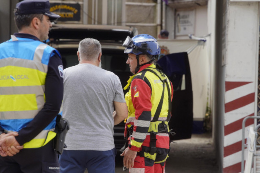 Dos días de luto en Vigo por la muerte de un bombero en un derrumbe