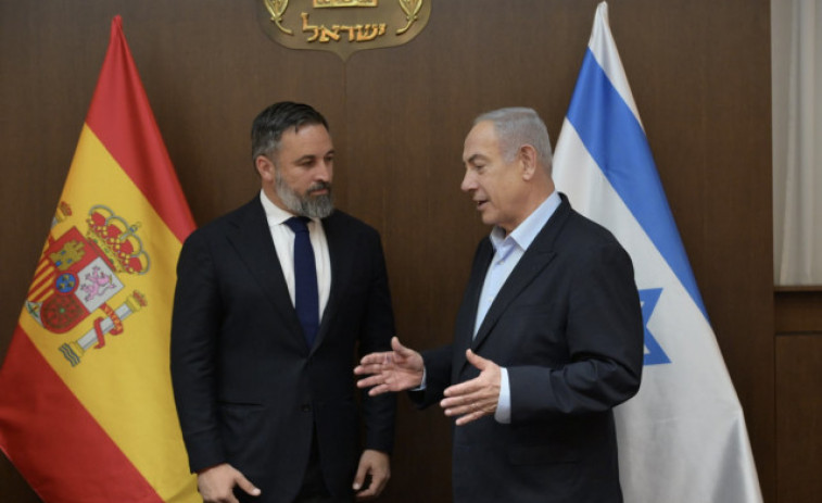 Abascal visita a Netanyahu en Jerusalén: 