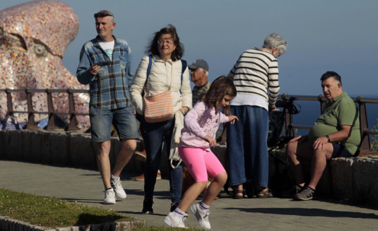 Inestabilidad y altas temperaturas para el martes en Galicia