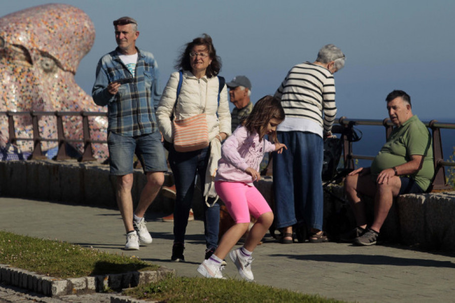 Inestabilidad y altas temperaturas para el martes en Galicia