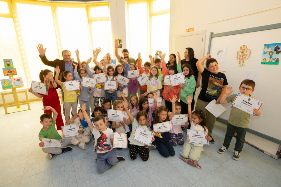 Malpica clausura el obradoiro de arte infantil