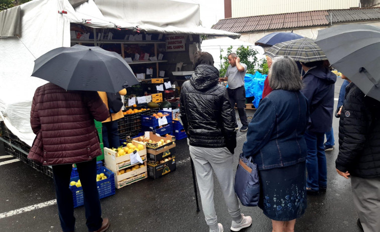 La huerta de la feria de Paiosaco abastece a parte de la provincia coruñesa