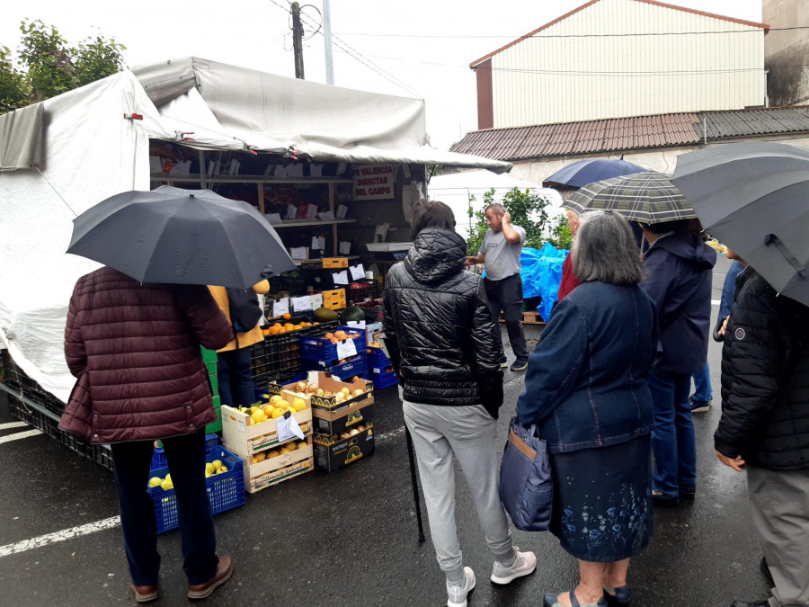 La huerta de la feria de Paiosaco abastece a parte de la provincia coruñesa