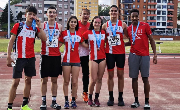 El Atlética  A Silva-Ordes  brilla en  los campeonatos gallegos sub-18