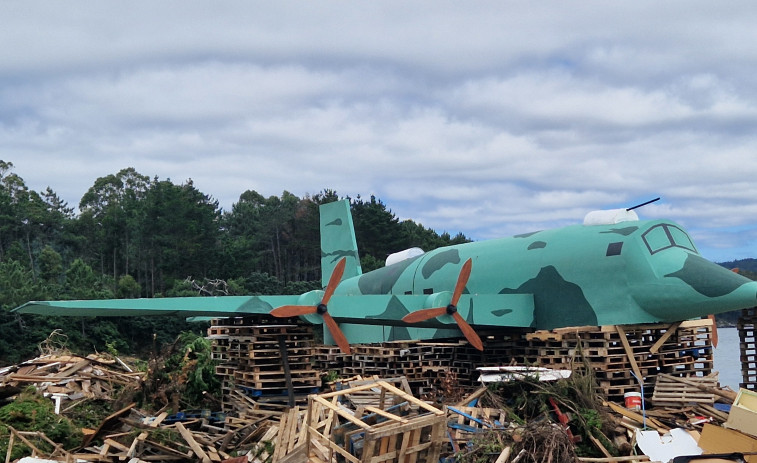 Un avión alemán de la Segunda Guerra Mundial arderá en la Lumarea de Camariñas