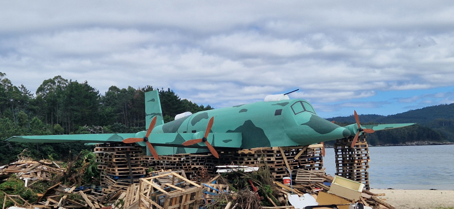 Un avión alemán de la Segunda Guerra Mundial arderá en la Lumarea de Camariñas