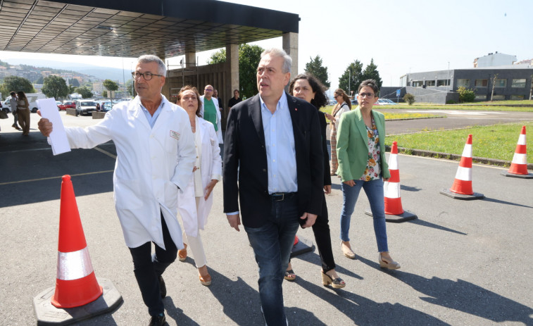 El hospital de Cee potencia el área  de urgencias con las obras en curso