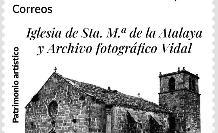 Un sello dedicado al patrimonio artístico de Laxe