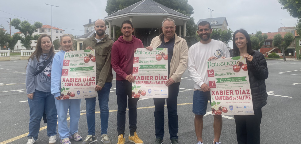 Xabier Díaz y Adufeiras de Salitre pondrán el broche de oro a la Feira das Cereixas de Paiosaco