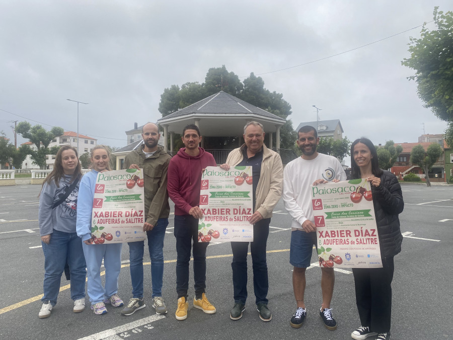 Xabier Díaz y Adufeiras de Salitre pondrán el broche de oro a la Feira das Cereixas de Paiosaco