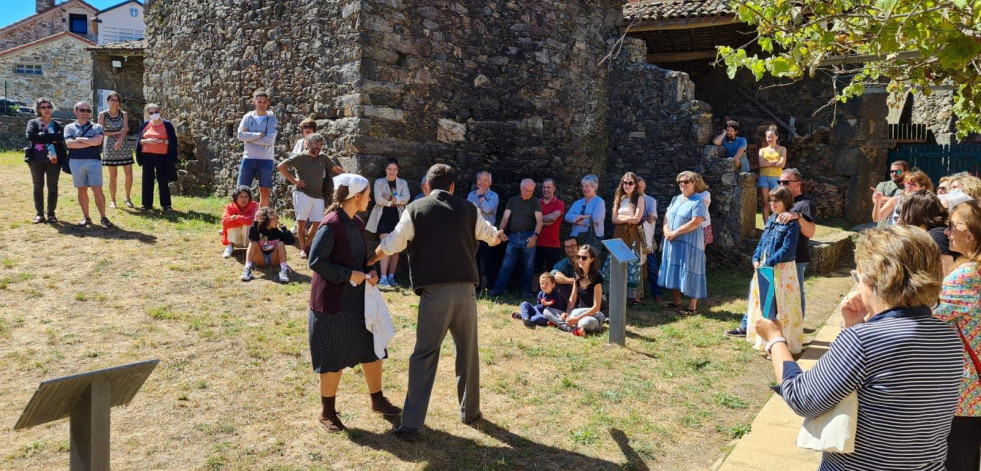 Las visitas teatralizadas vuelven al Forno do Forte de Buño