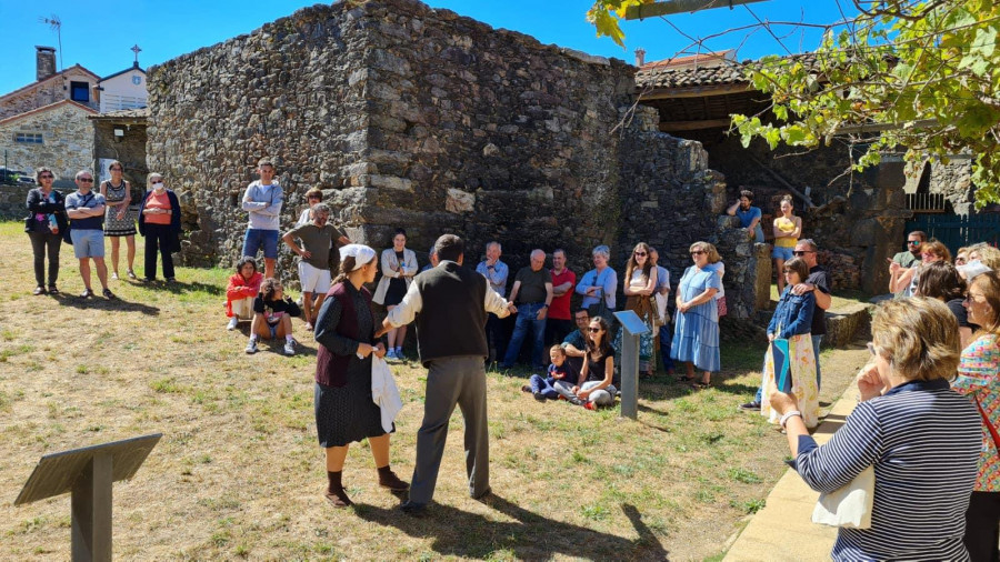 Las visitas teatralizadas vuelven al Forno do Forte de Buño