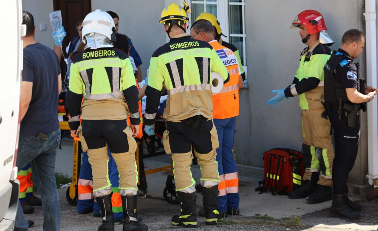 Herido un trabajador en Carballo en una explosión cuando utilizaba un soplete